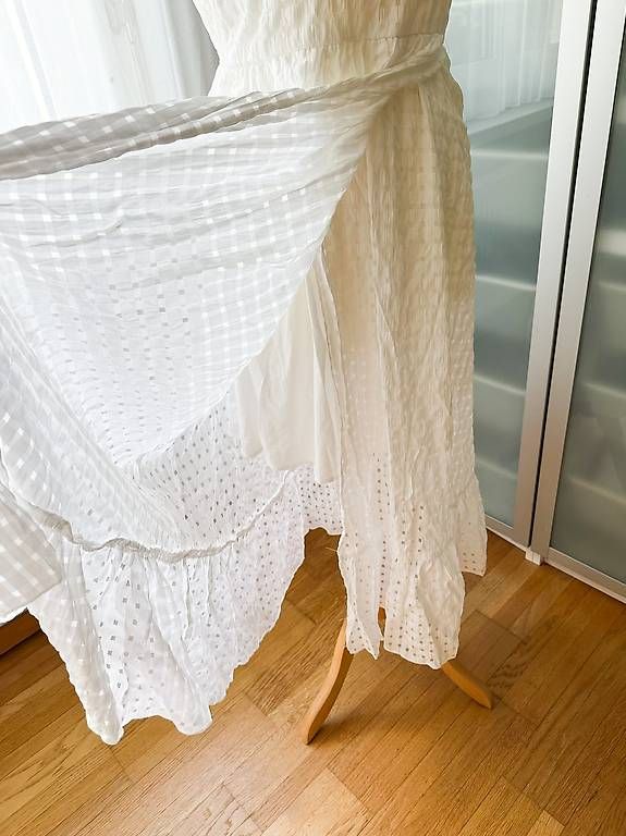 Vestiti: Weisses Sommerkleid Damen Gr. M - romantisch & luftig – Usato da Zumikon venduto da luthien1805 3
