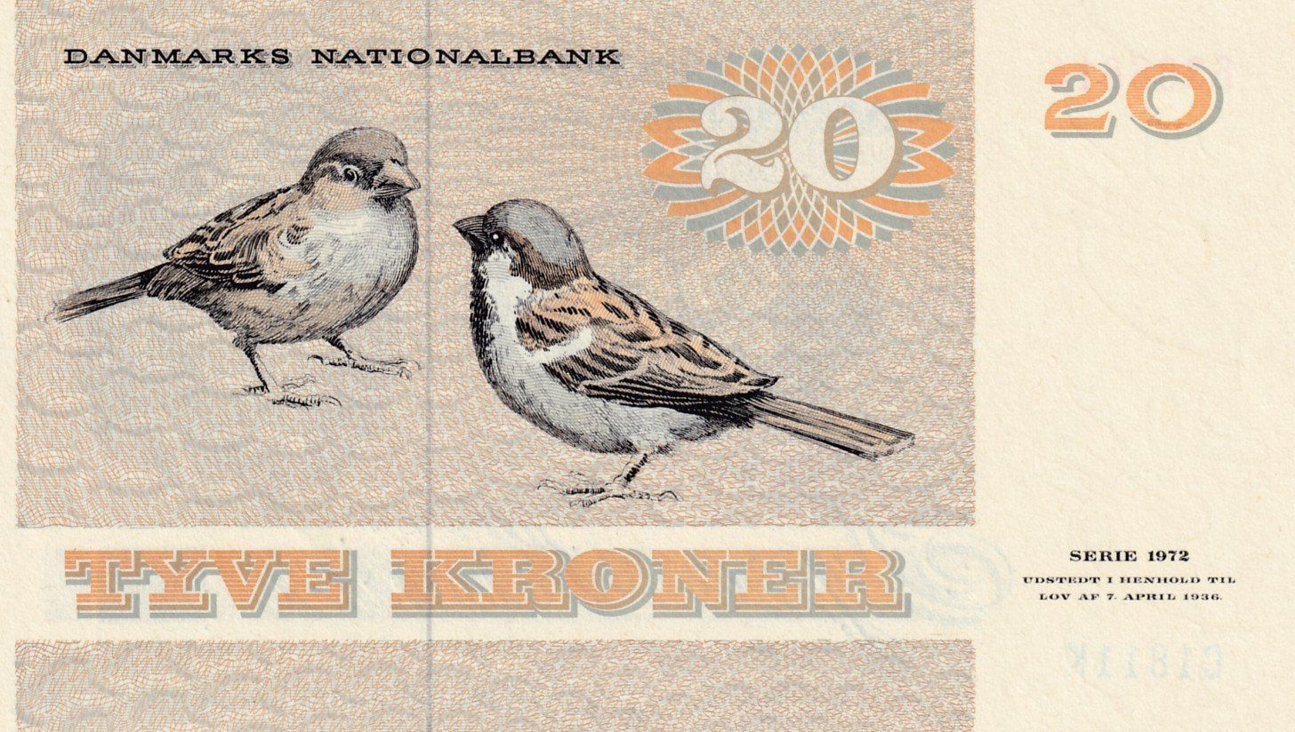Banconote: Dänemark 20 Kroner 1972 unz – Nuovo (secondo la descrizione) da Neuchâtel venduto da karlpierrino 1