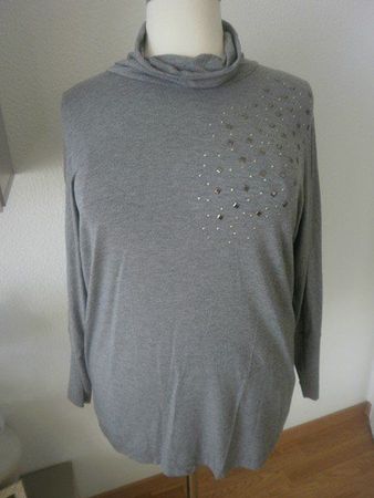 t-shirt gris colle roulé T. 46
