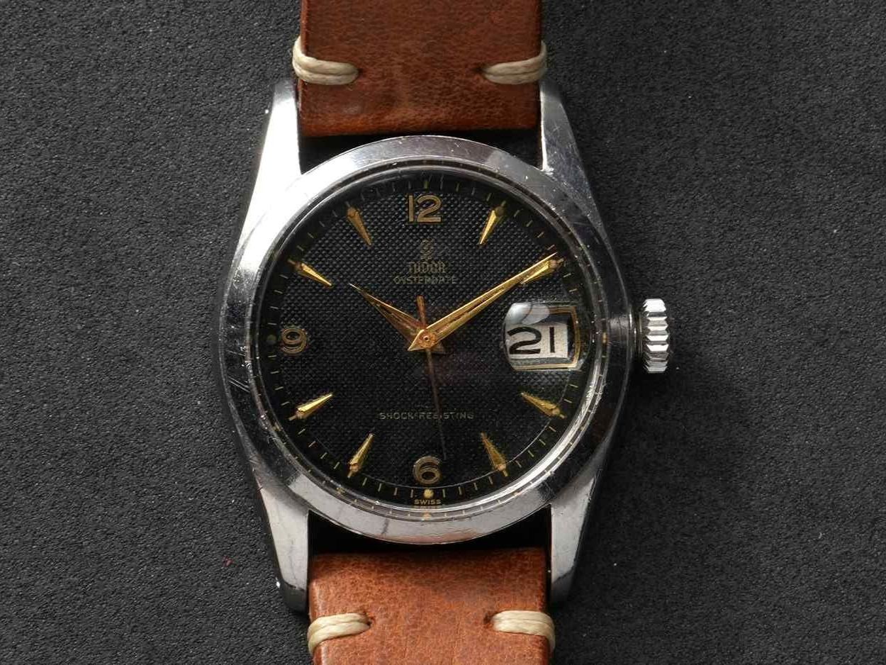 Tudor Orologi: Tudor Tudor Prince Date ref. 7929, black waffle dial – Usato da Luzern venduto da ChronoScope6004