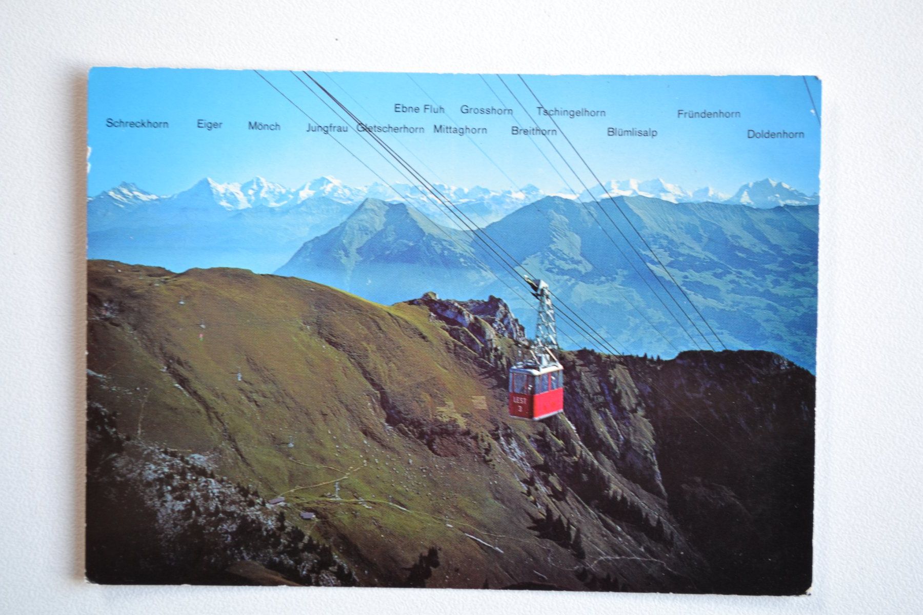 Cartoline postali: AK Stockhornbahn BE – Usato da Beinwil am See venduto da kajak55