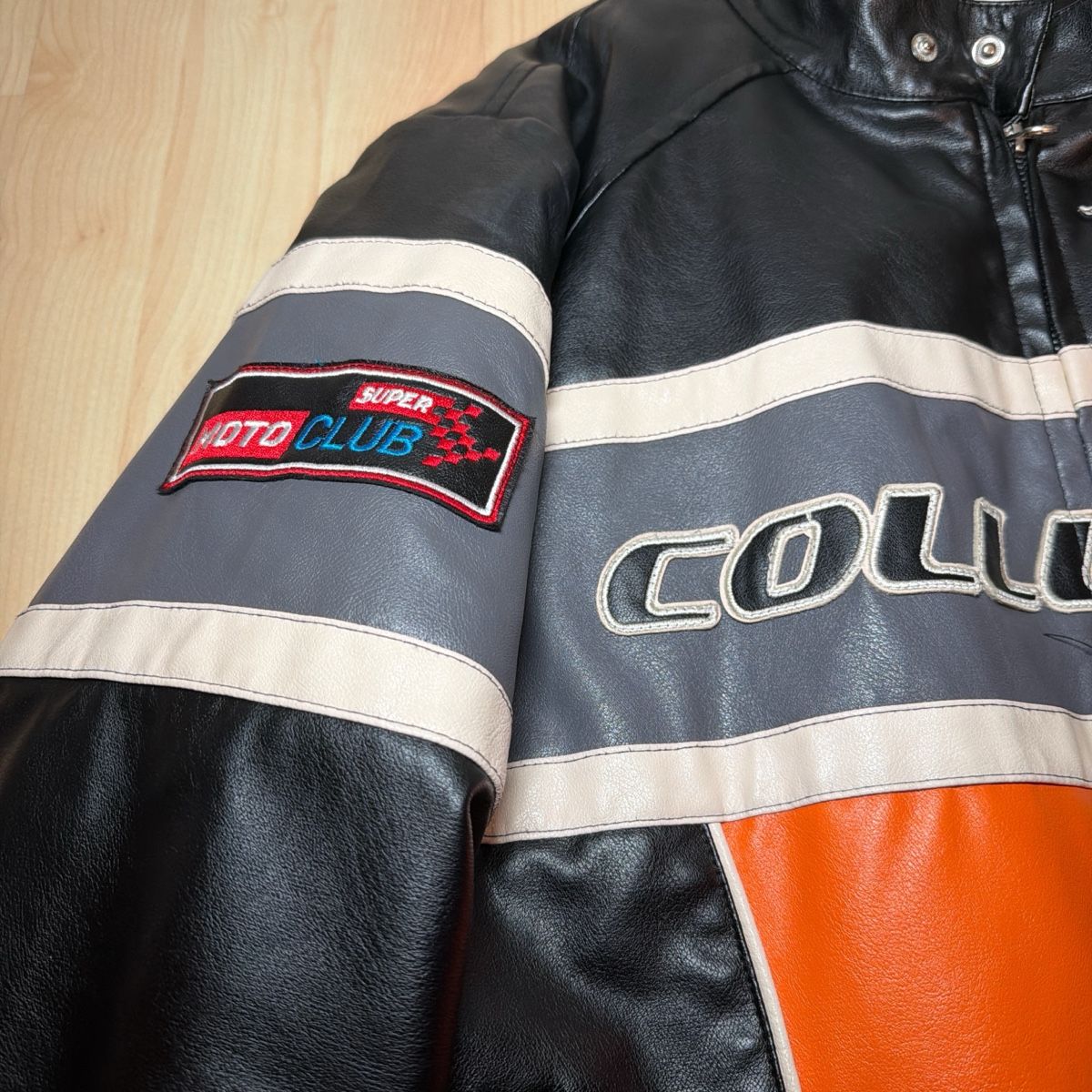 Giacche: Collusion Racing Leather Jacket, Great Condition, Size XL – Usato da St. Gallen venduto da ber_82p9 2