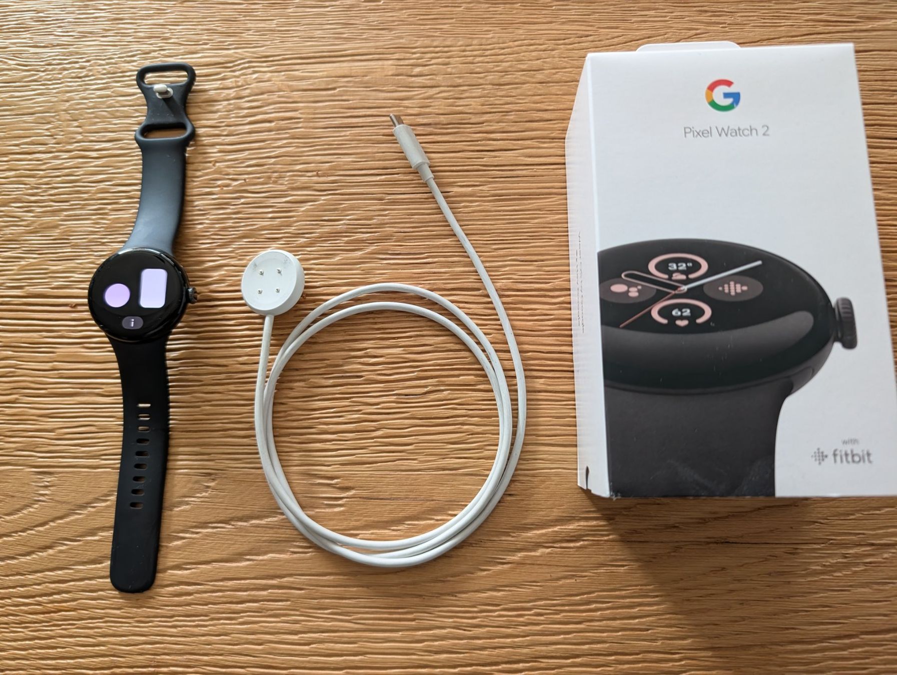 Google Smartwatch: Google Pixel Watch 2 Smartwatch schwarz – Usato da Kriens venduto da Agners