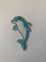 Delphin Patch Badge, Bügelbild