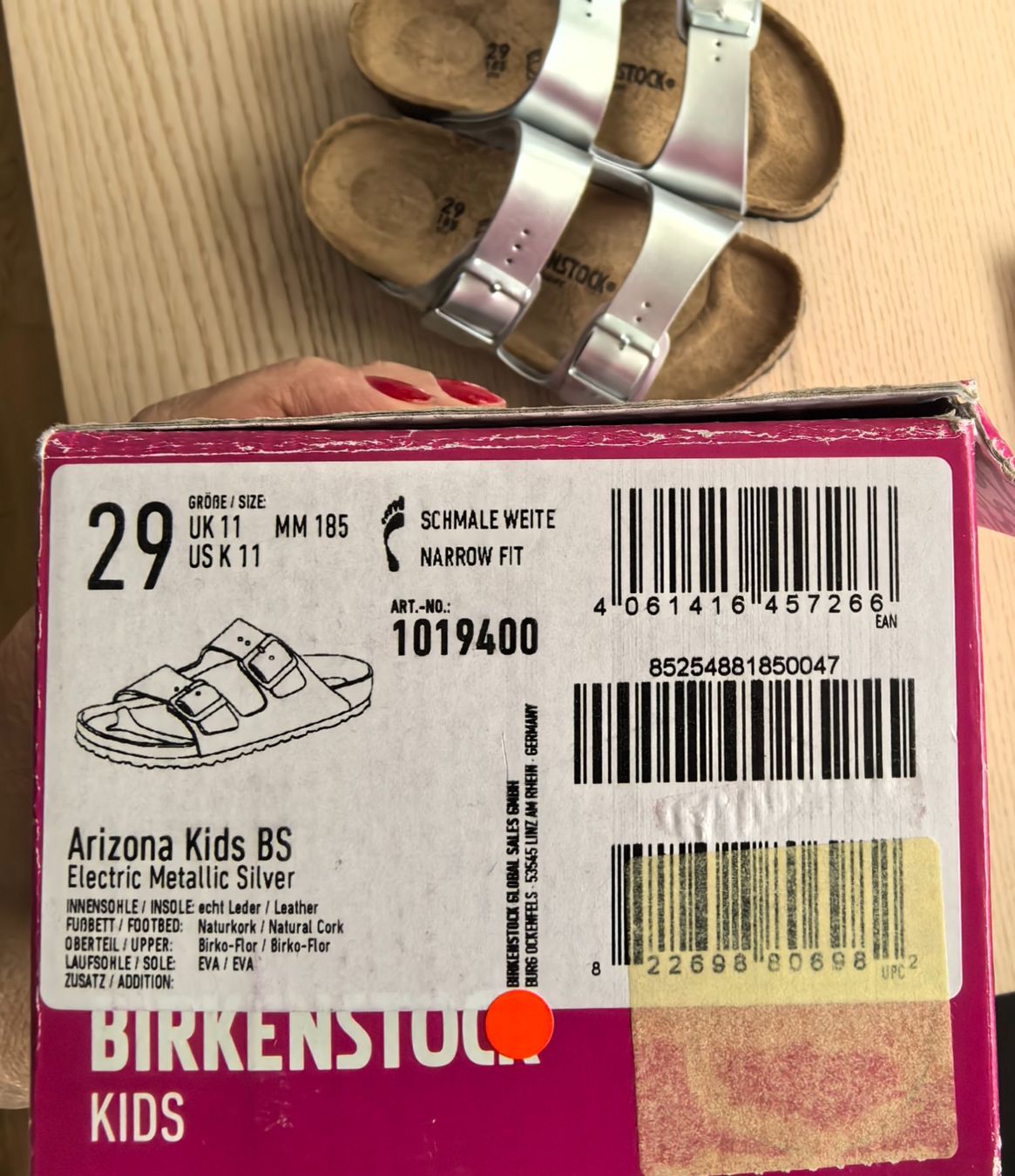 Birkenstock Scarpe per ragazzi: Birkenstock Arizona Silber – Nuovo e nell'imballaggio originale da Bad Ragaz venduto da AKahlon 2