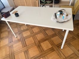 Ikea Lagkapten/Aldis White table L160cm x W80cm