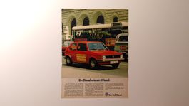 VW GOLF 1 DIESEL - Werbung / Bilddokument / Reklame
