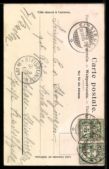 Cartes postales: AK Einsiedeln, Die Muttergotteskapelle – D'occasion à Berlin par bartko-reher 1
