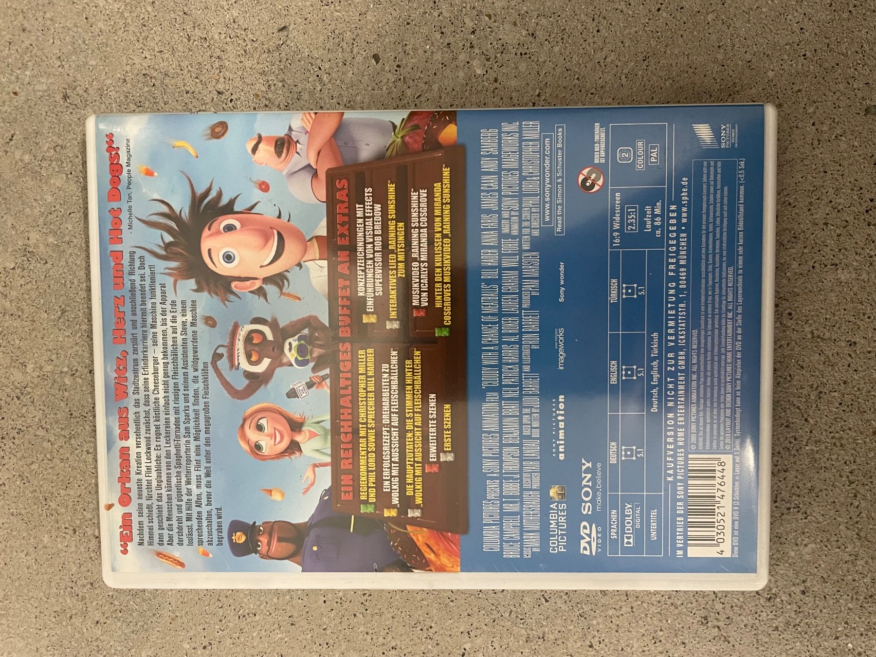 Tutti i DVDs: Wolken mit Aussicht auf Fleischbällchen DVD – Usato da Winterthur venduto da tam_6m5k 1