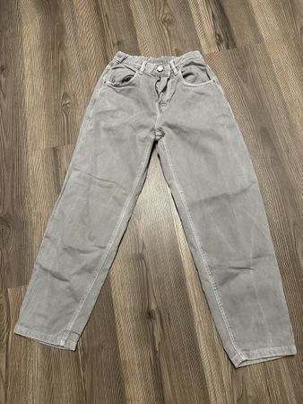 Zara Kids Jeans Gr. 164 grau/grün