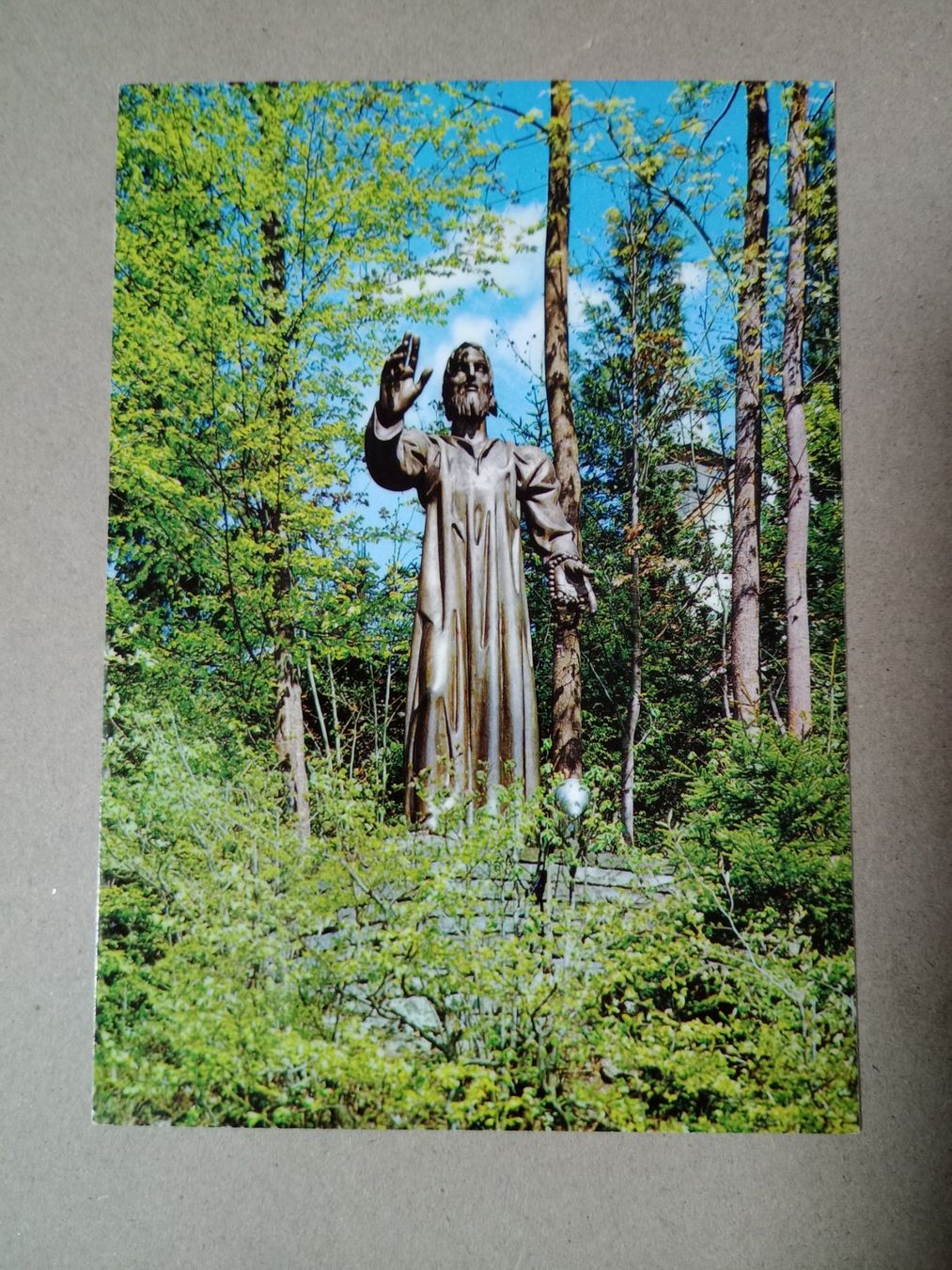 Ansichtskarten: Flüeli-Ranft Statue Bruder Klaus – Gebraucht aus Küttigen von Melisch1000