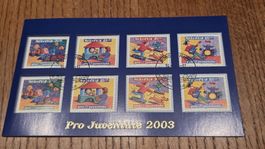 2004 Pro Juventute Folder Bogen und Tägerfolie Zähnung