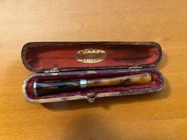Bocchino per sigarette ambra vera con custodia