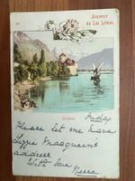 AK  1902 Litho Lac Leman nach England   (G2547)