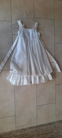 Weisses Kleid für 5 jähriges Mädchen