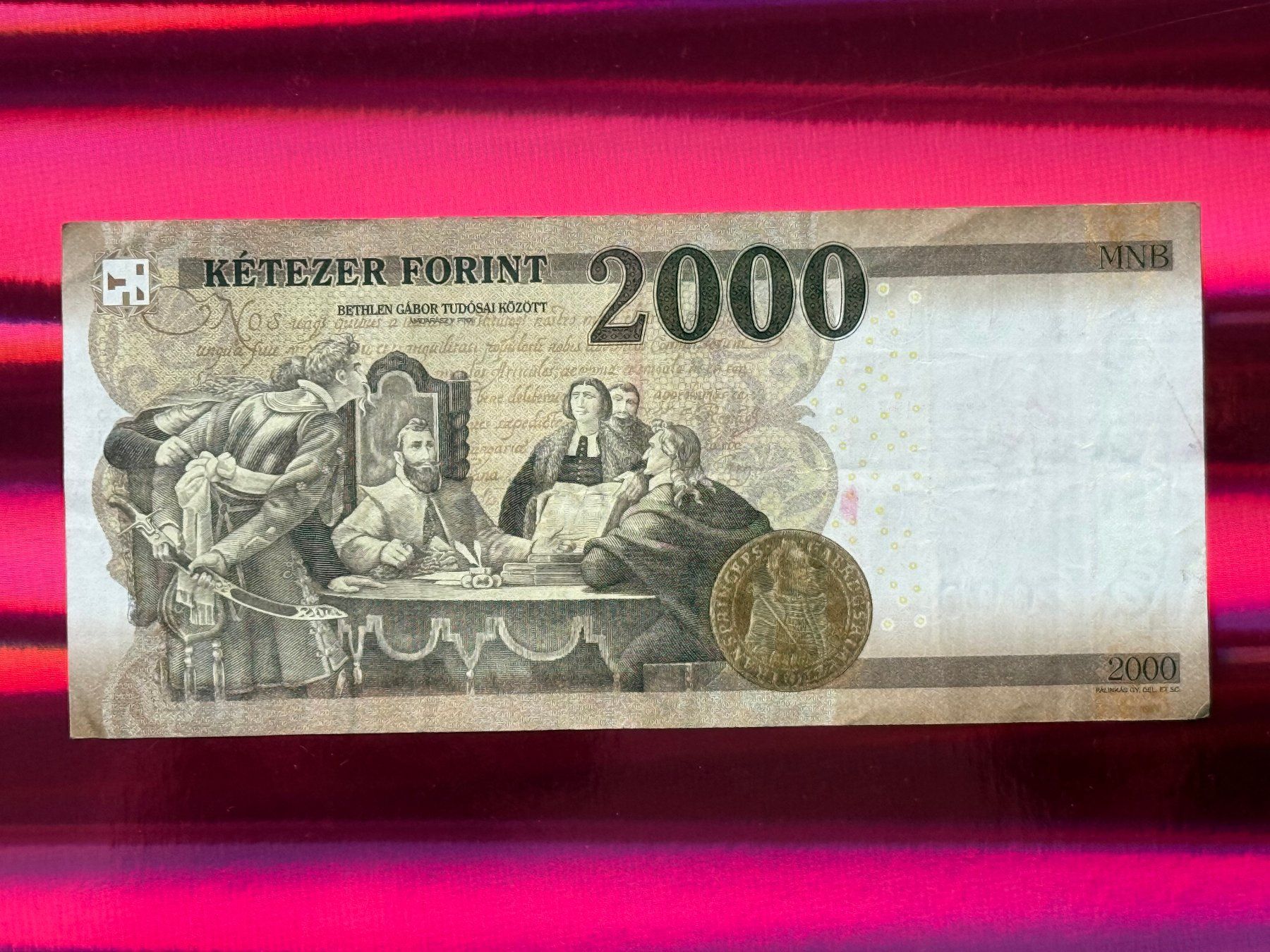 Banconote: Budapest 2016 - Ungarn - 2000 Forint – Usato da Pfäffikon SZ venduto da Sieben77 2