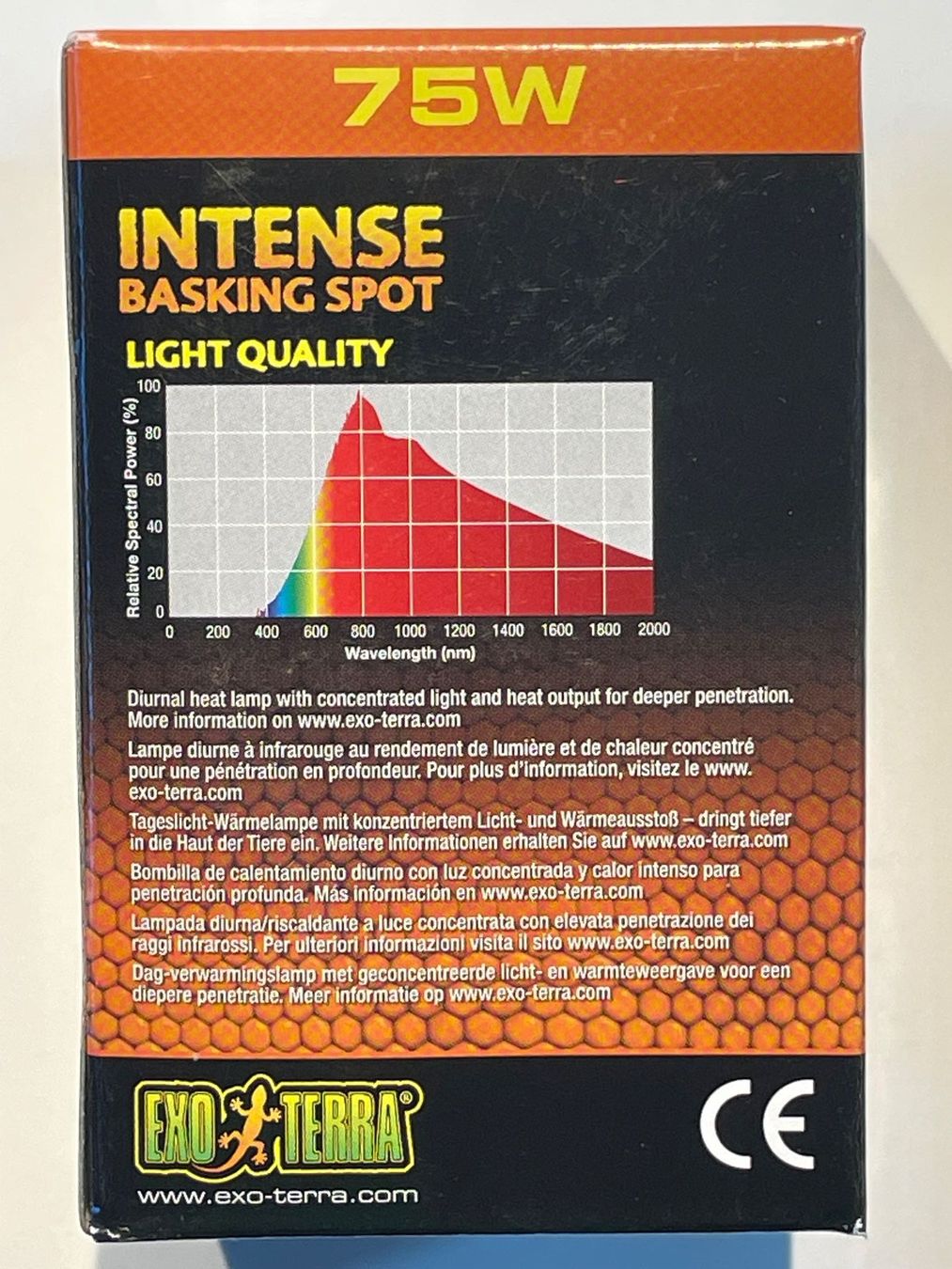 Exo terra Lampen: EXO TERRA INTENSE BASKING SPOT  75W – Neu und originalverpackt aus Mund von dany8 1