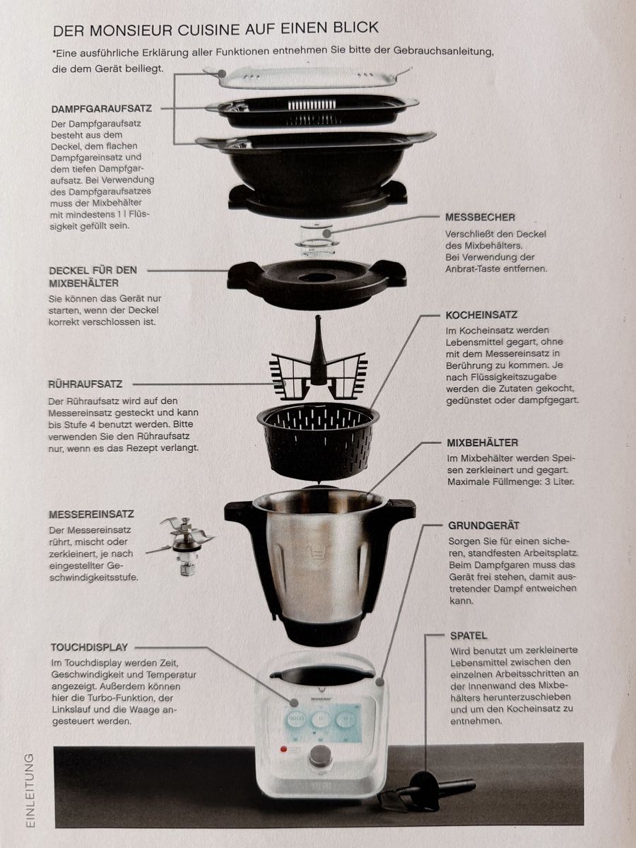 SilverCrest Elettrodomestici da cucina: Monsieur Cuisine Connect  – Usato da Vorderthal venduto da Naja710
