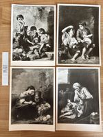 4 AK mit Kunst von Bartolomé Estéban Murillo