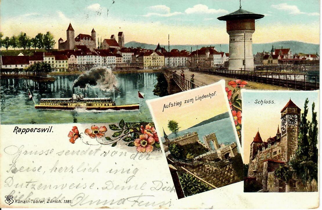 Cartoline postali: Rapperswil 1903 – Usato da Hochdorf venduto da Ziegel-16