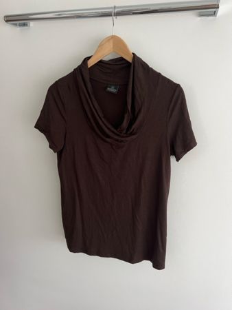 Braunes Shirt von Madeleine Gr. 40/42