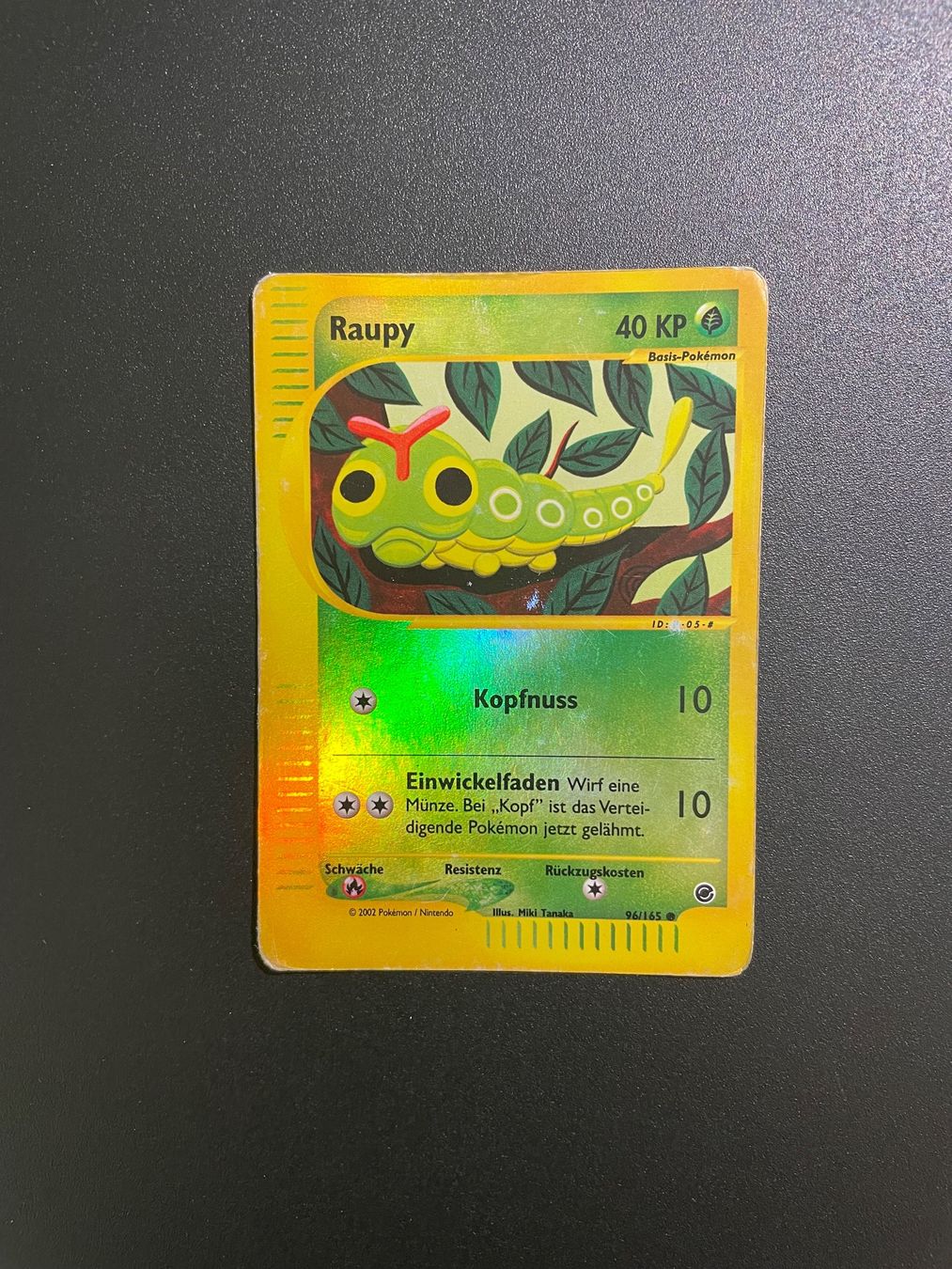 Pokémon Carte collezionabili: Pokémon Expedition Raupy Reverse Holo 96/165 – Usato da Zürich venduto da kev_c5cb