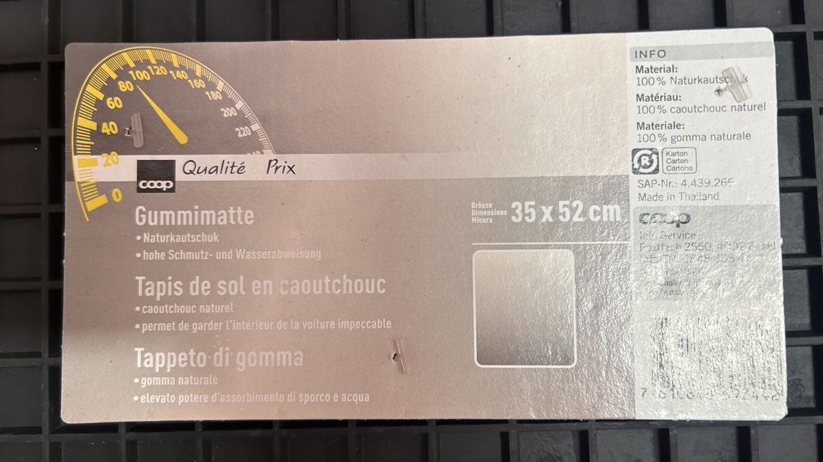 Tappeti & Tappetini: Gummimatte Auto - NEU – Nuovo e nell'imballaggio originale da Erlinsbach venduto da Basi67 1