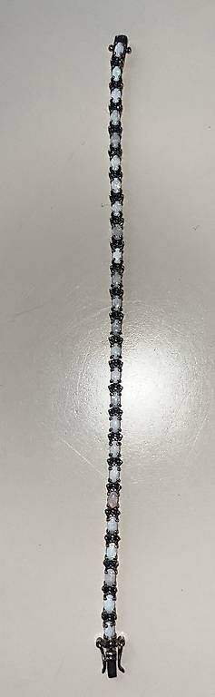 Bracciali & Braccialetti: 925 Silber Armband mit Opalen – Usato da Kreuzlingen venduto da gab_75s8