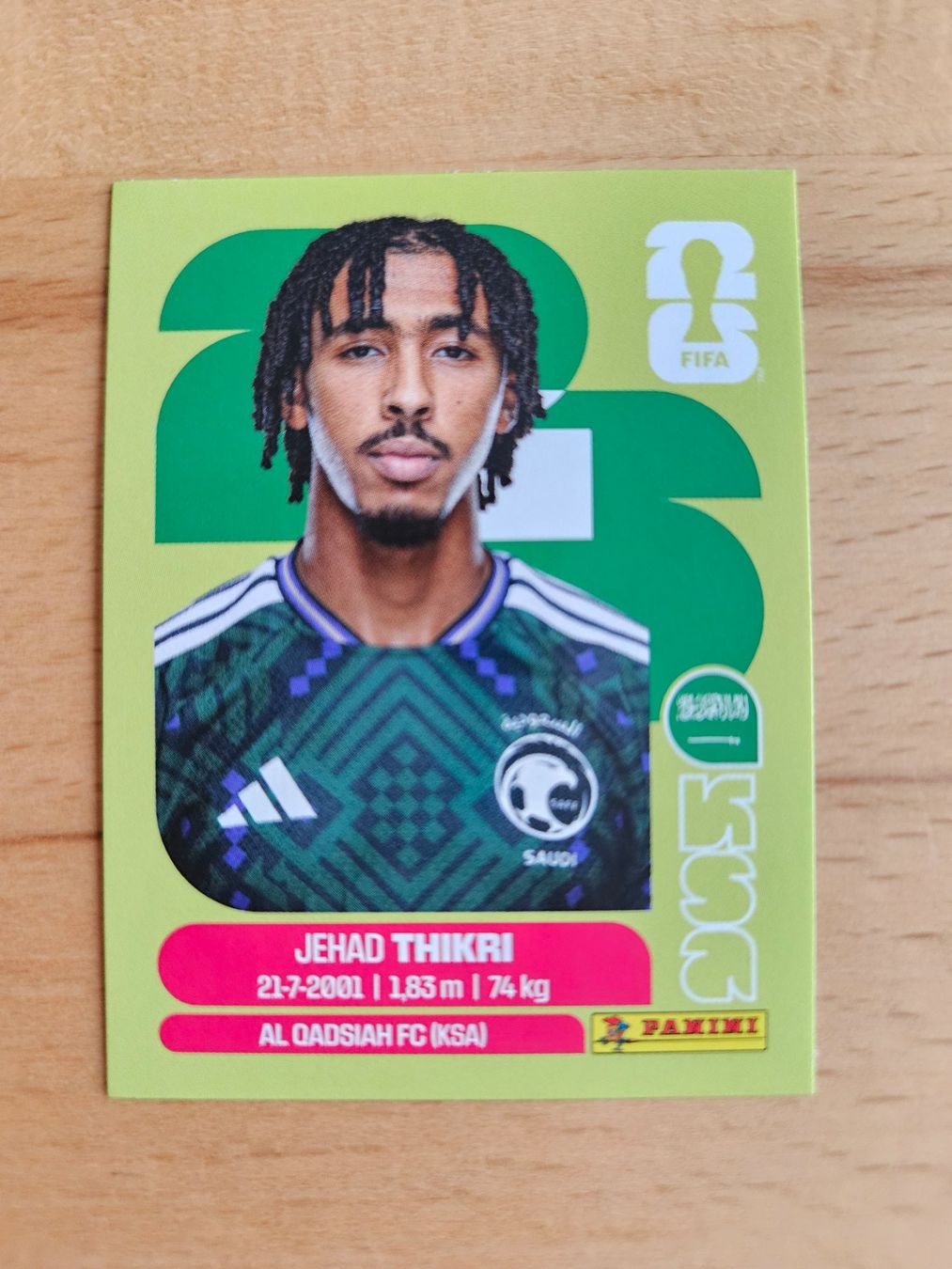Panini Carte collezionabili: Panini WM 2026 KSA 6 – Nuovo (secondo la descrizione) da Winterthur venduto da melac