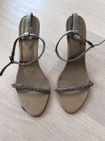 Exé Damenschuhe Sandalen Gr. 39 mit Strasssteinen & Absatz