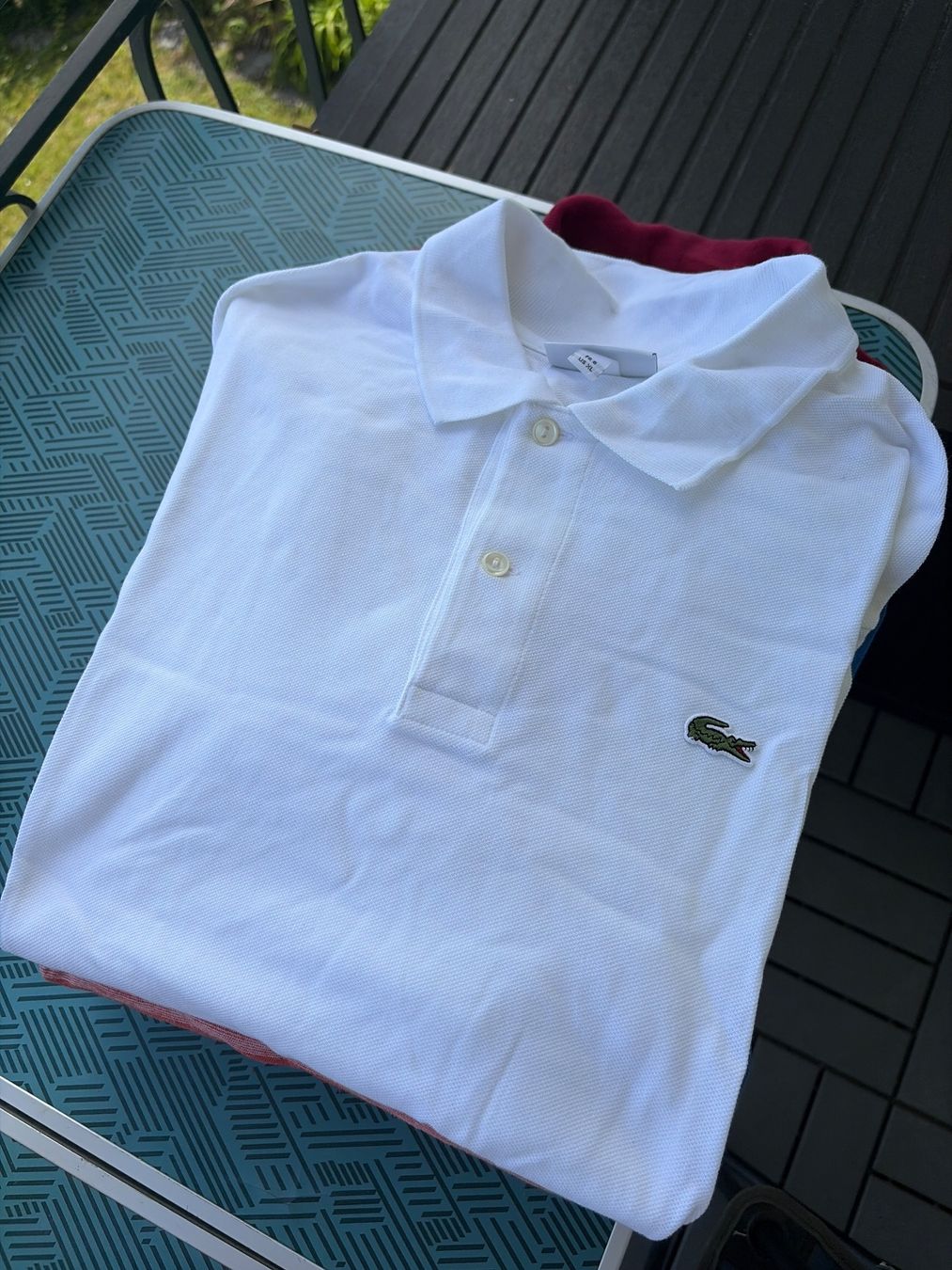 Lacoste Magliette Polo: Polo Lacoste Blanc - XL neuf – Nuovo (secondo la descrizione) da Hauterive NE venduto da Leo_o 1