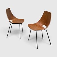 Pierre Guariche Tonneau Stühle // 2er Set