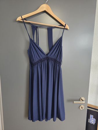 Sommerliches, blaues Kleid von Bodyflirt, Gr. 36/38