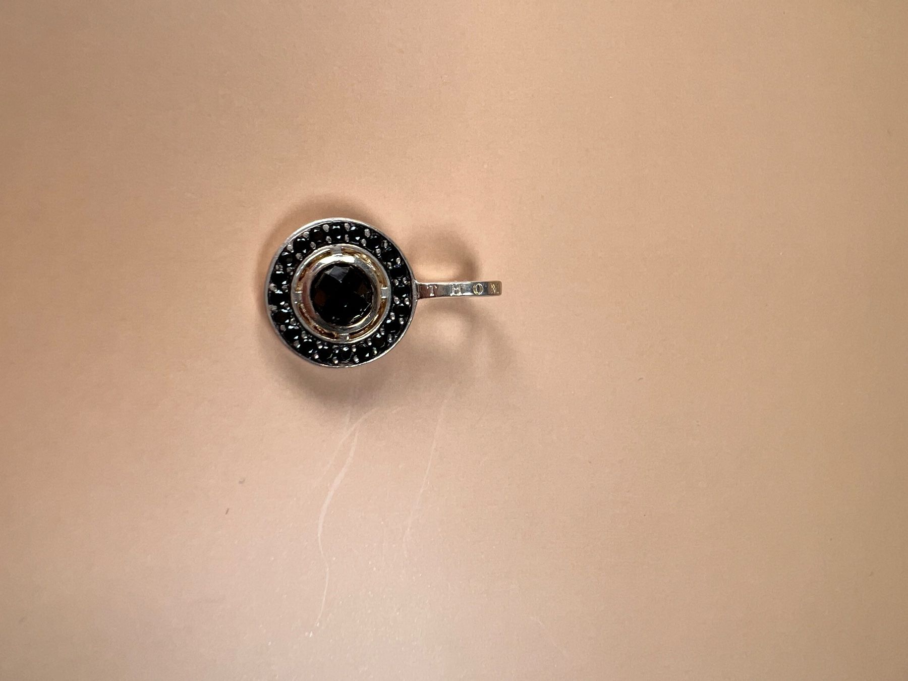 Thomas Sabo Ciondoli: Thomas Sabo Anhänger Silber/Schwarz – Usato da Zürich venduto da C.Bir
