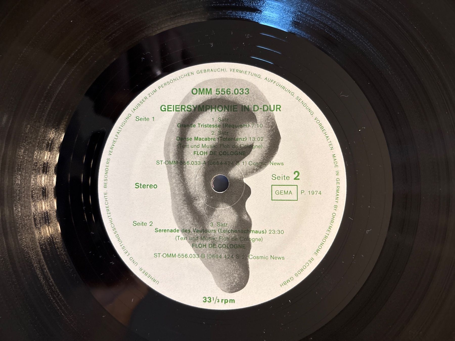 Dischi in vinile: S1711 Floh de Cologne - Geyer-Symphonie – Usato da Frutigen venduto da Philippe_jsp 2