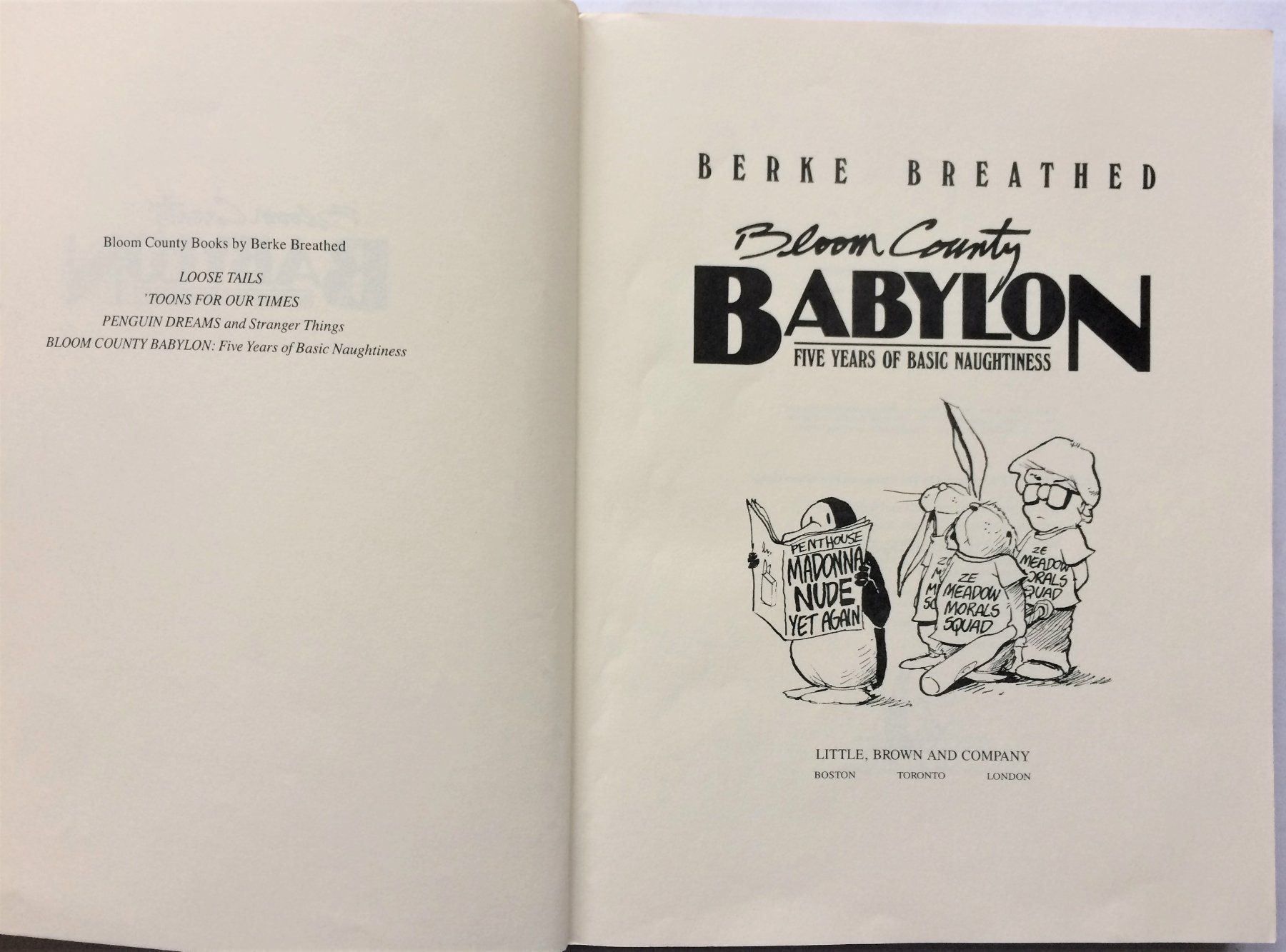 Comics: Bloom County - BABYLON - Berke Breathed – Gebraucht aus Schaffhausen von durruti 1