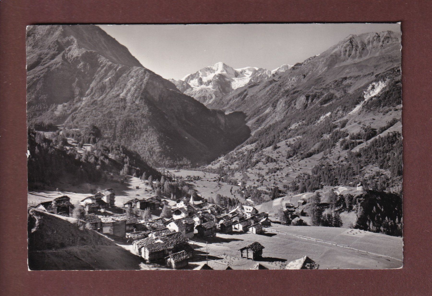 Cartoline postali: LA SAGE - Pigne d'Arolla - 1961 – Usato da Pully venduto da nicecards-shop