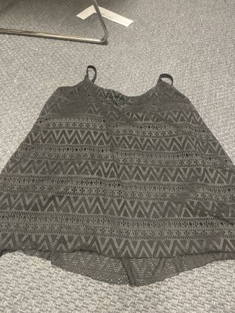 Badeoberteil spitzen schwarz gr 2xl