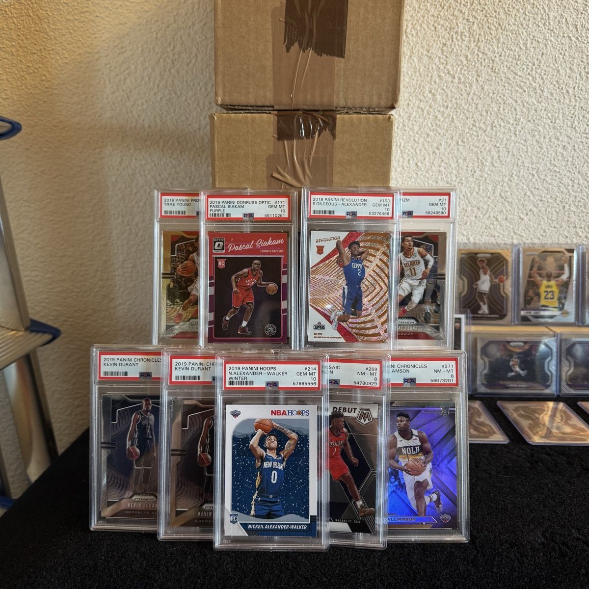 Nba Sammelbilder & Trading cards: NBA Karten Sammlung PSA LeBron Edwards Curry Shai – Gebraucht aus Buch am Irchel von Naemi6 1