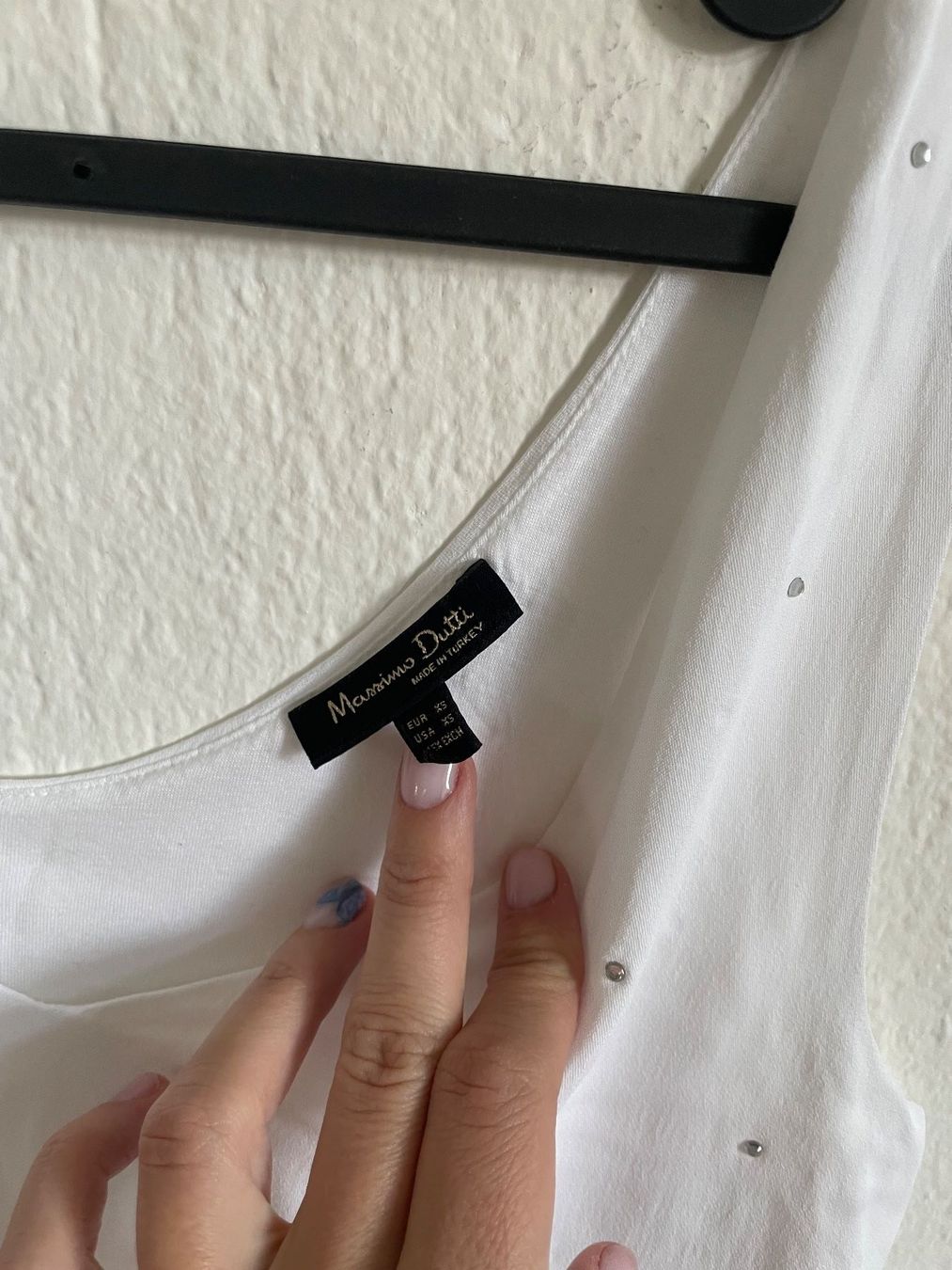 Massimo Dutti Top: Massimo Dutti - Sommer Top mit Strass, XS – Usato da St Gallen venduto da Giidi 2