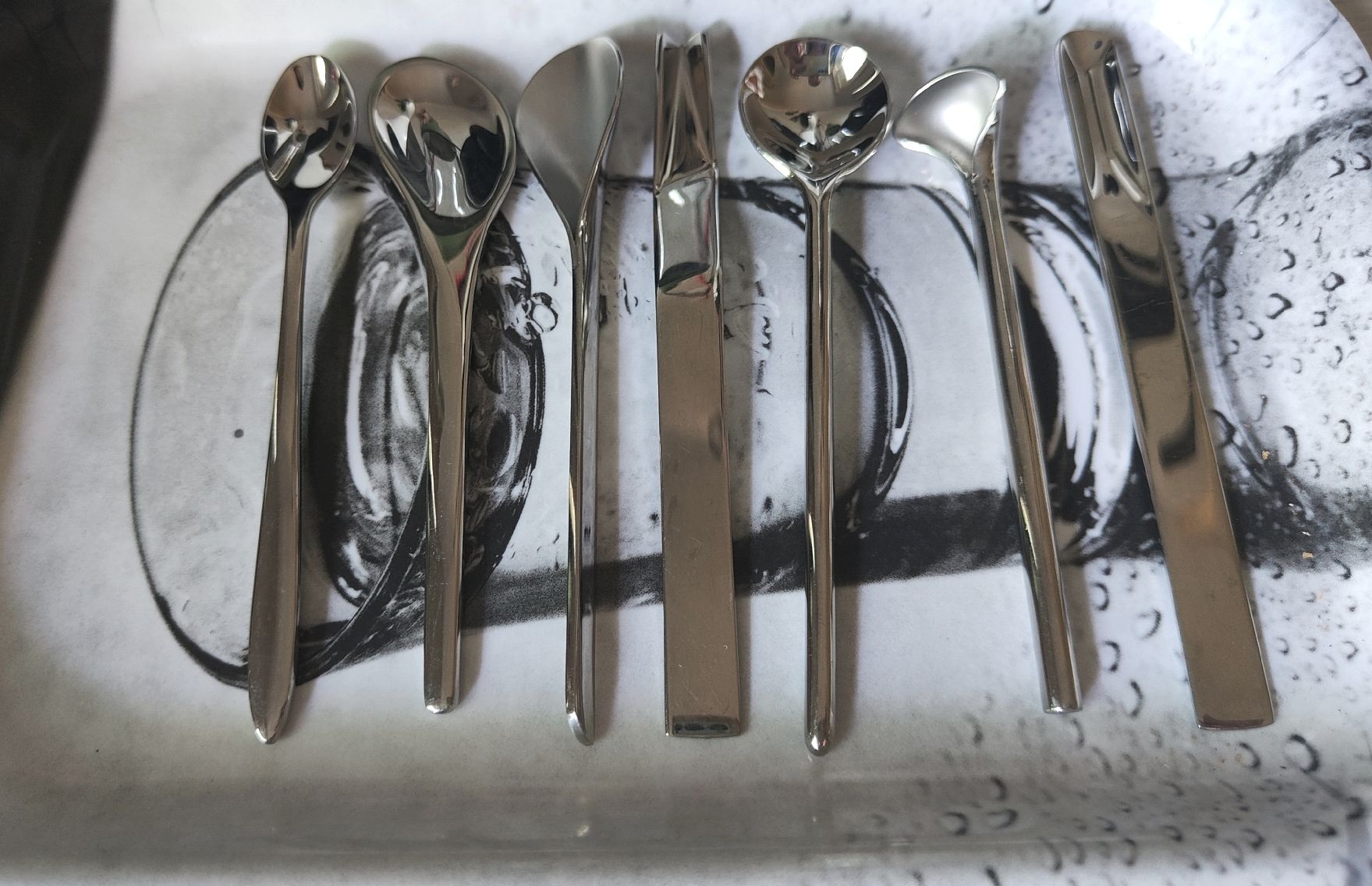 Alessi Löffel: 7 petites cuillères à café Alessi – Neu (gemäss Beschreibung) aus Biel/Bienne von notfun 1