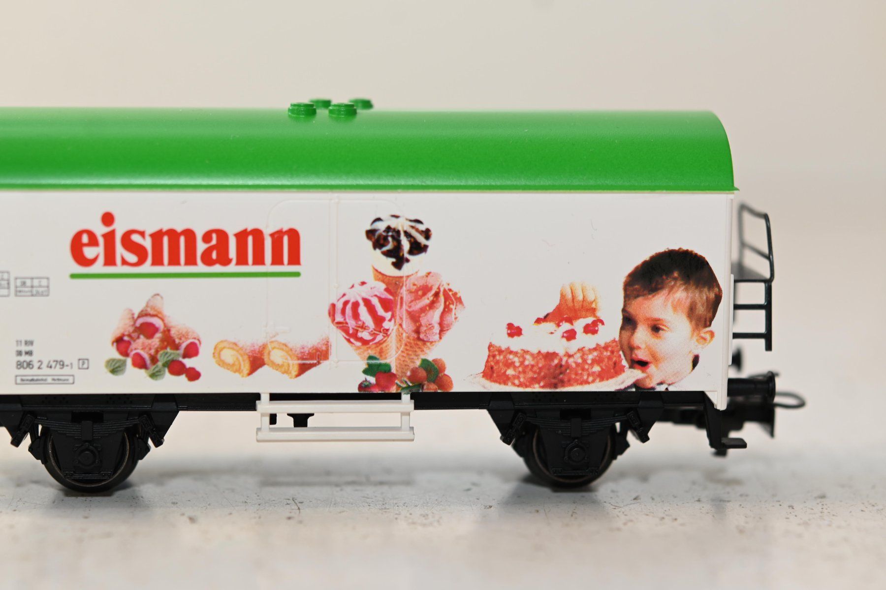 Märklin Modellini di ferrovie: Güterwagen Eismann Märklin 44185 HO/AC mit OVP – Usato da Laupen ZH venduto da Zmoewe 2