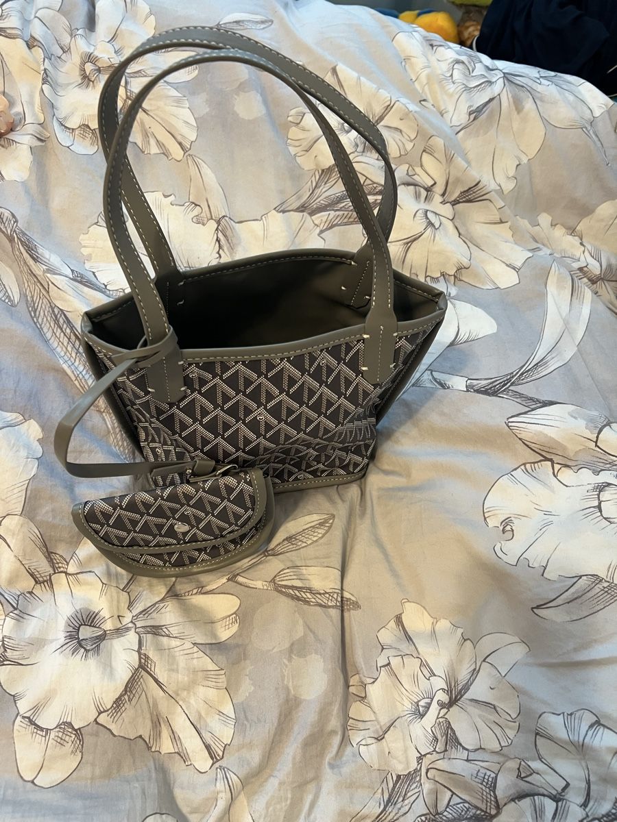 Taschen für Damen: Graue Handtasche mit mini Portemonnaie – Neu (gemäss Beschreibung) aus Richterswil von raf_9dxc 3