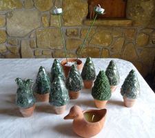 lot 12 bougies  Set mit 12 Kerzen