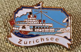 B663 - Pin Schifffahrt Zürichsee Schiff