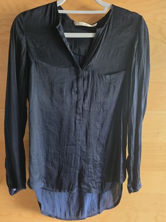 TRAFALUC Bluse Damen Dunkelblau Grösse S guter Zustand