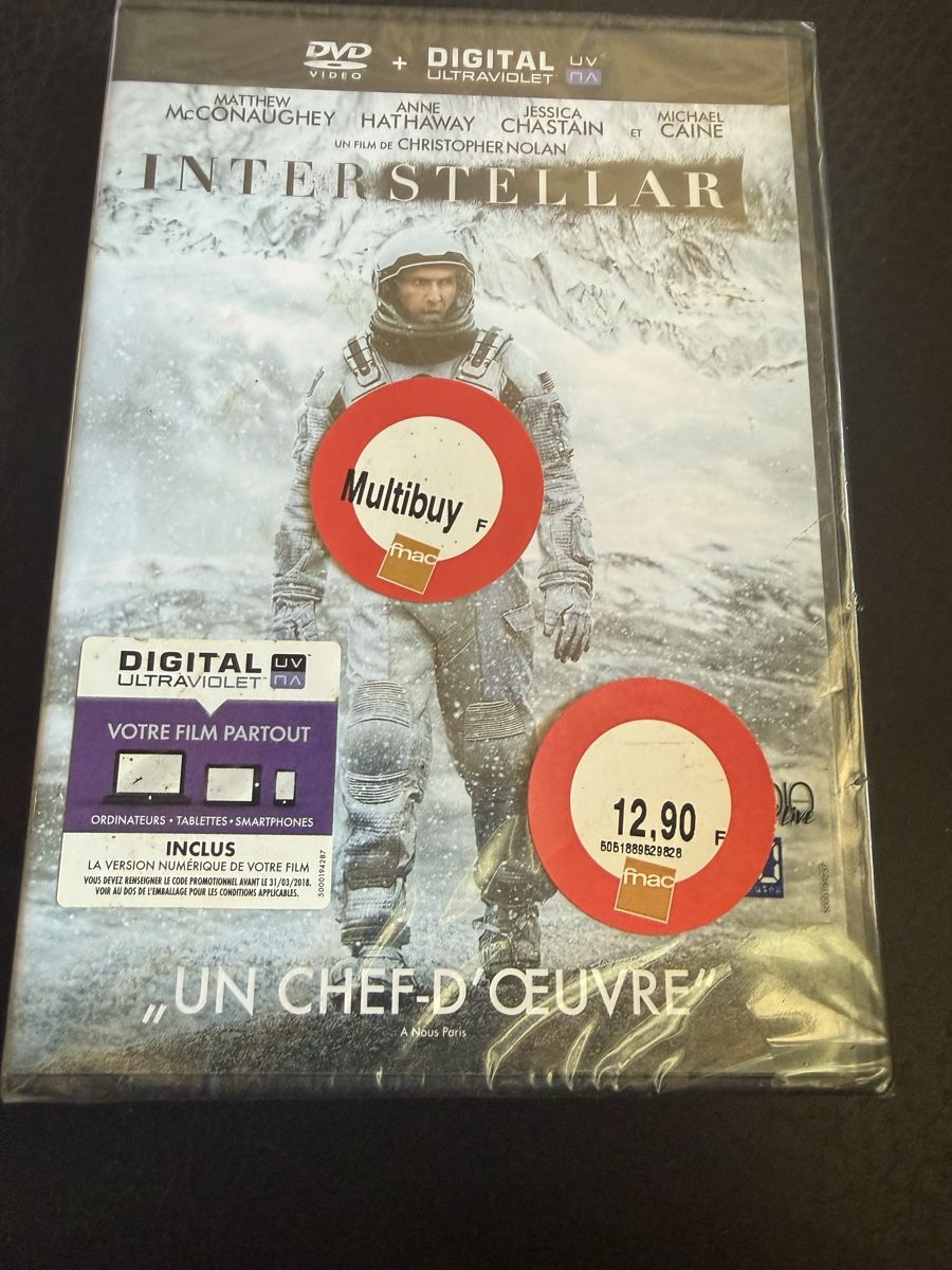 Tutti i DVDs: Interstellar (de Christopher Nolan) neuf et emballé – Nuovo e nell'imballaggio originale da Troinex venduto da grigri2020