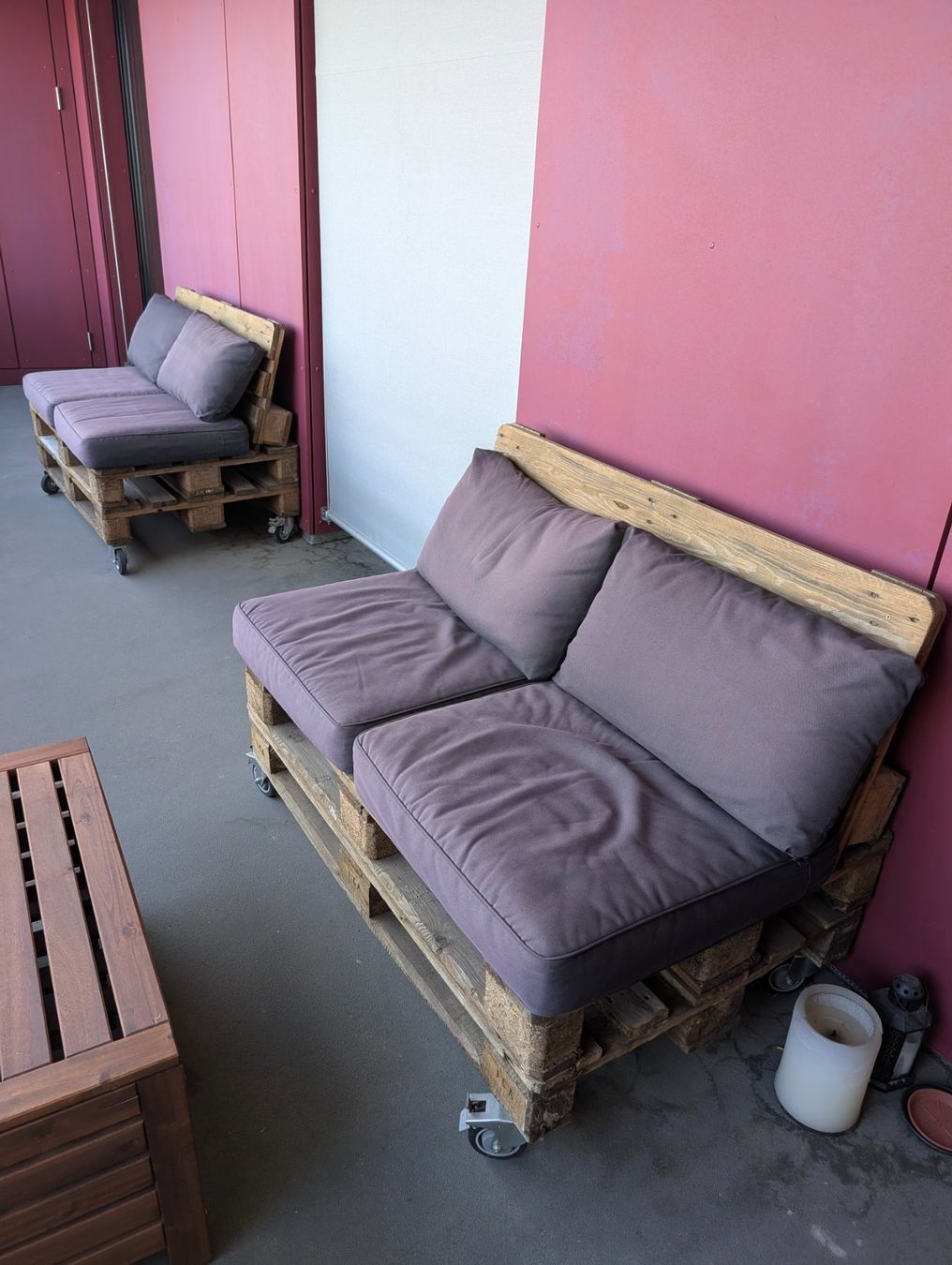 Palettes: Balkonlounge / Palettenmodule – D'occasion à Zürich par X2Julian 1
