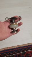 Vintage Onyx-Marmor Amphore Kerzenhalter Amphorenvase