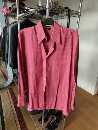 Vintage Hemd Gr. L, rot